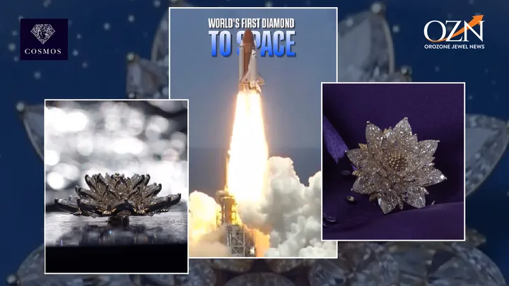 Cosmos Diamonds & Skyroot Aerospace Launch World's First Fine Jewellery Payload into Orbit, "Cosmic Bloom" Lotus