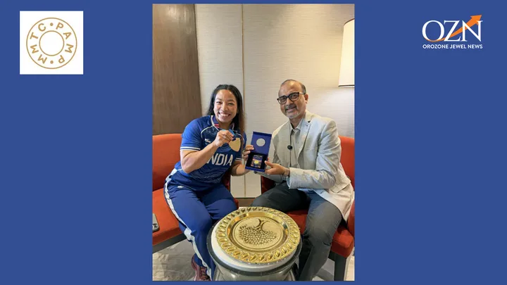 MMTC-PAMP Honours Mirabai Chanu with Its Inaugural Virasat Gold Coin
