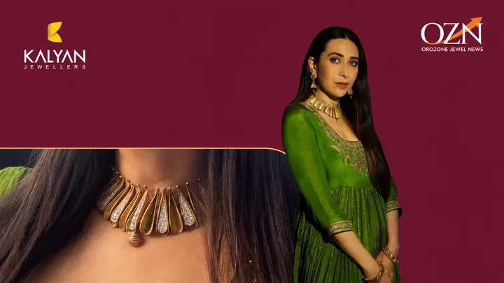 Karisma Kapoor Stuns in Antique Gold for Kalyan Jewellers Launch in Etawah