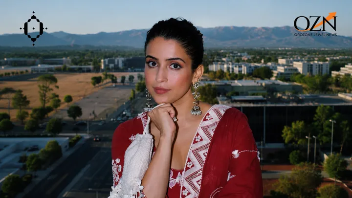 Sanya Malhotra Lets Statement Kundan Earrings Take Centre Stage