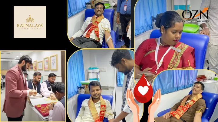 Ratnalaya Jewellers Hosts Mega Blood Donation Drive at Kankarbagh Branch
