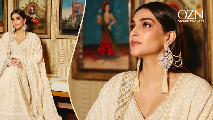 Sonam Kapoor Pairs Abu Jani Sandeep Khosla Couture with Iconic Jewels
