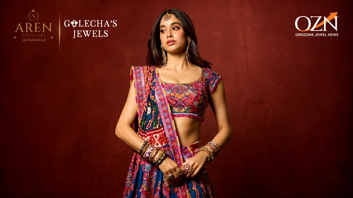 Aren Jewellers and Golecha Jewels Illuminate Janhvi Kapoor’s Patola Look