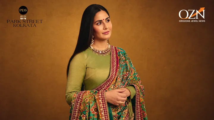 Katrina Kaif's Ganpati Anarkali Gets a Polki Lift from Prabhudayal Soni & Sons Jewellers