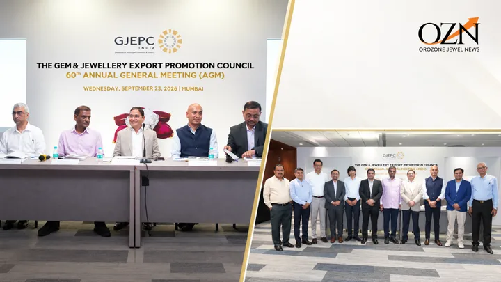 GJEPC’s 60th AGM Reviews US$27.72 Billion Export Performance, FTAs and Industry Priorities Excerpt: