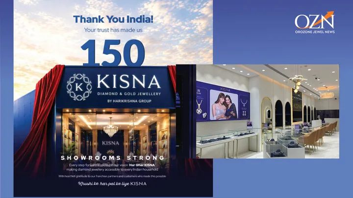 Kisna Crosses 150 Showrooms, Sets Sights on 200 by Diwali 2026