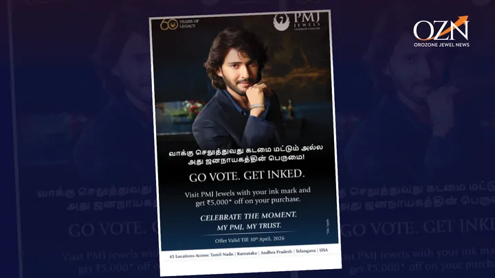 PMJ Jewels Launches ‘Go Vote, Get Inked’ Campaign to Celebrate Democracy in Tamil Nadu