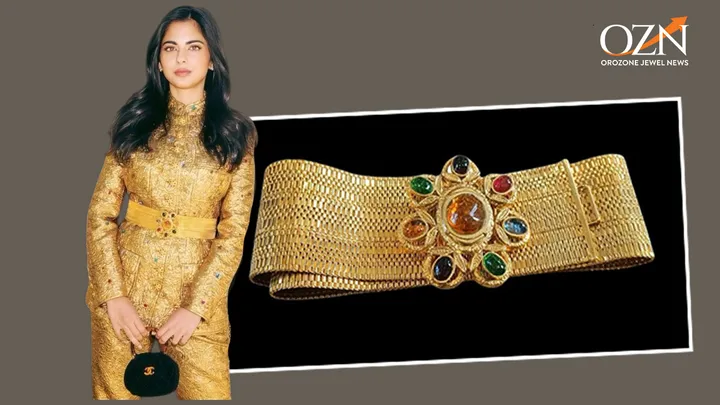Isha Ambani Turns Chanel’s Gripoix Belt into a Couture Jewel