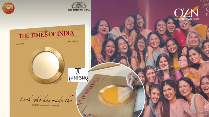 Tanishq Marks 30th Anniversary with Interactive Tribute in The Times of India